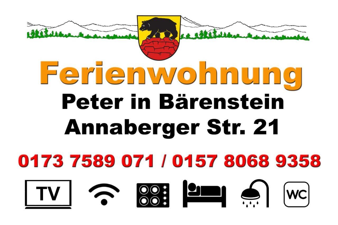 Kleine Fewo Peter In Baerenstein Bärenstein Exterior foto